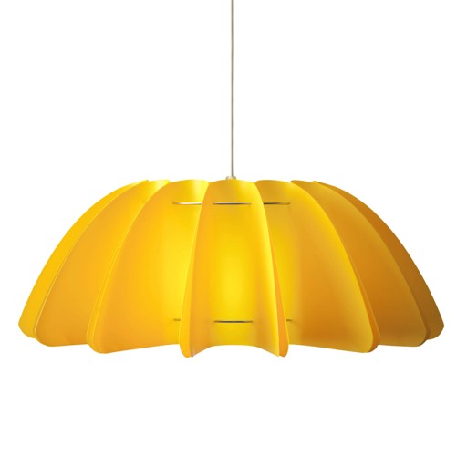 żółty abażury do lamp wiszących Primrose do pokoju dziecka