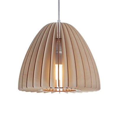 Lampa ze sklejki do loftowych wnętrz zapewni punktowe oświetlenie wnętrza - Nika by Woolights